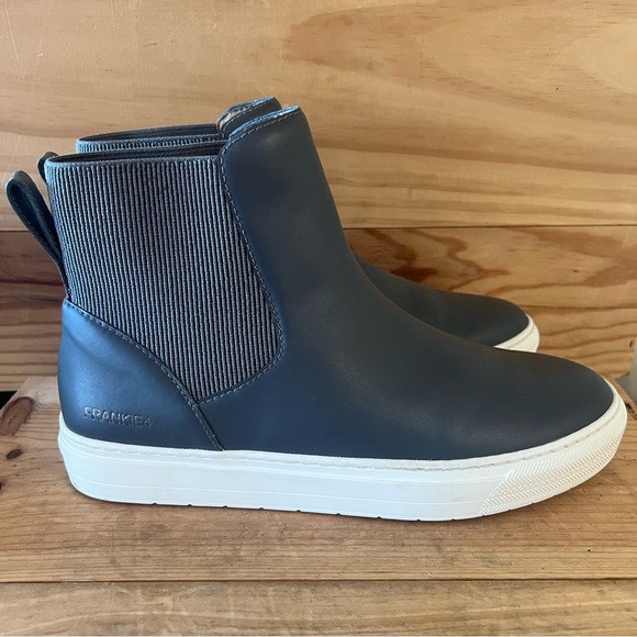 Frankie4 Ebony Crawford Sneaker Boot in Charcoal Grey Leather Size 10 NWOB - Picture 4 of 13